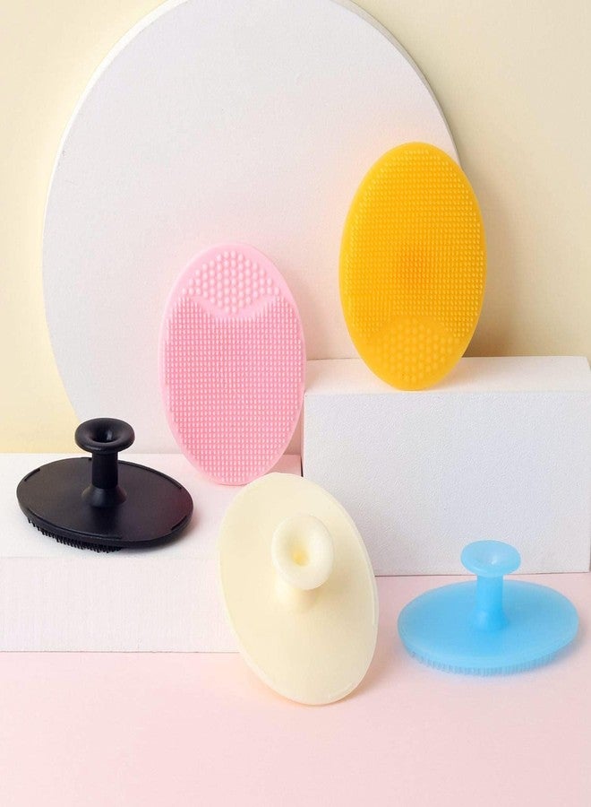 BTYMS 10 Pcs Silicone Face Scrubbers with Suction, Exfoliating Facial Cleansing Brush for Gentle Exfoliation & Deep Cleaning - Multi Colored - Image 5